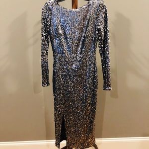 dress the population natalie sequin dress